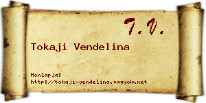 Tokaji Vendelina névjegykártya
